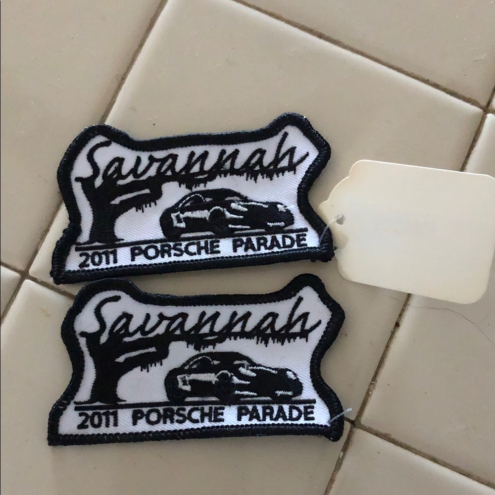 2011 Savannah ga Porsche parade patch NWT